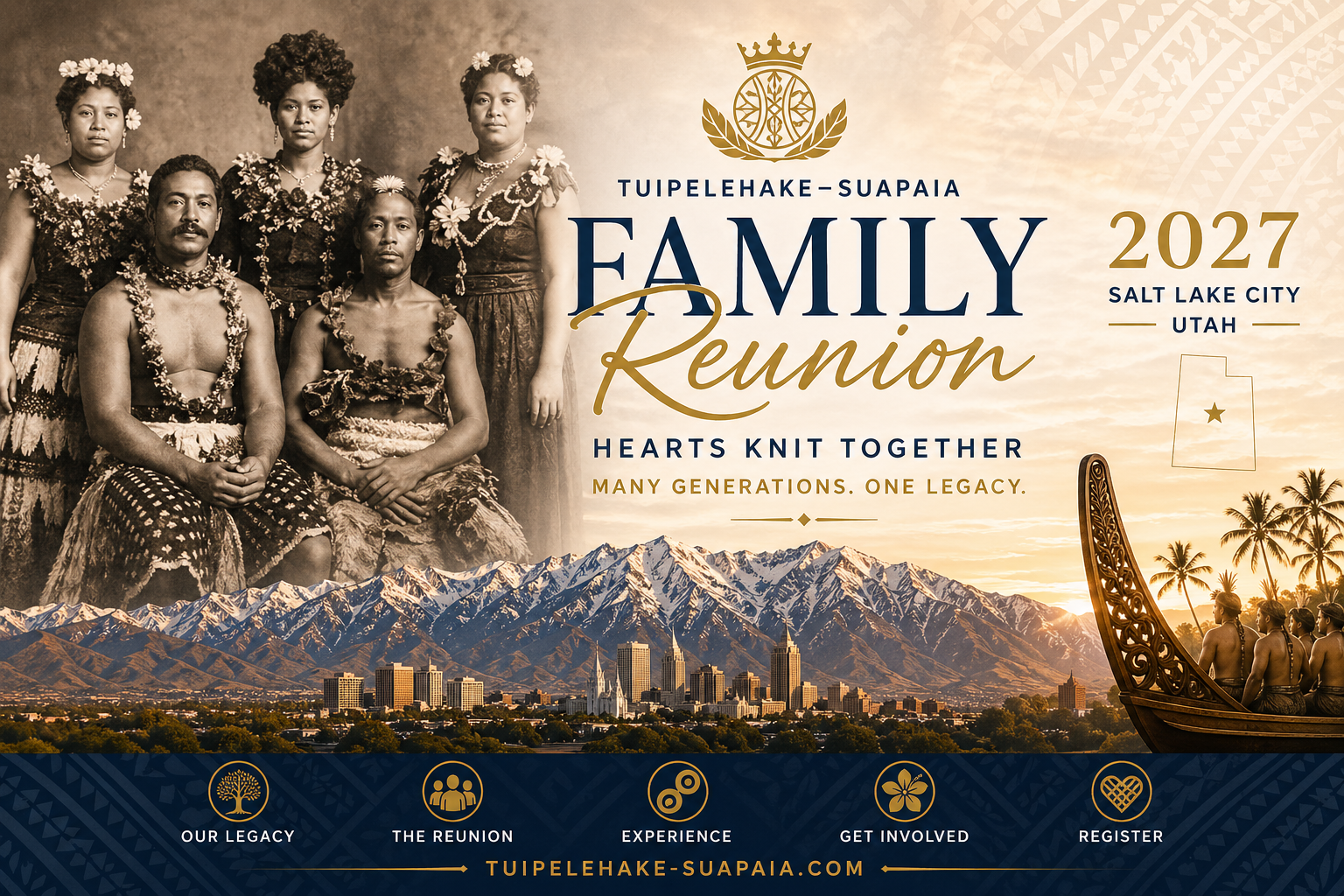 Suapaia–Tuipelehake Family Reunion 2027, Salt Lake City